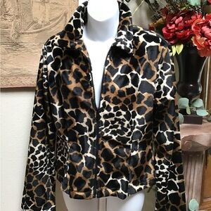 Selene Sport Leopard Print Jacket